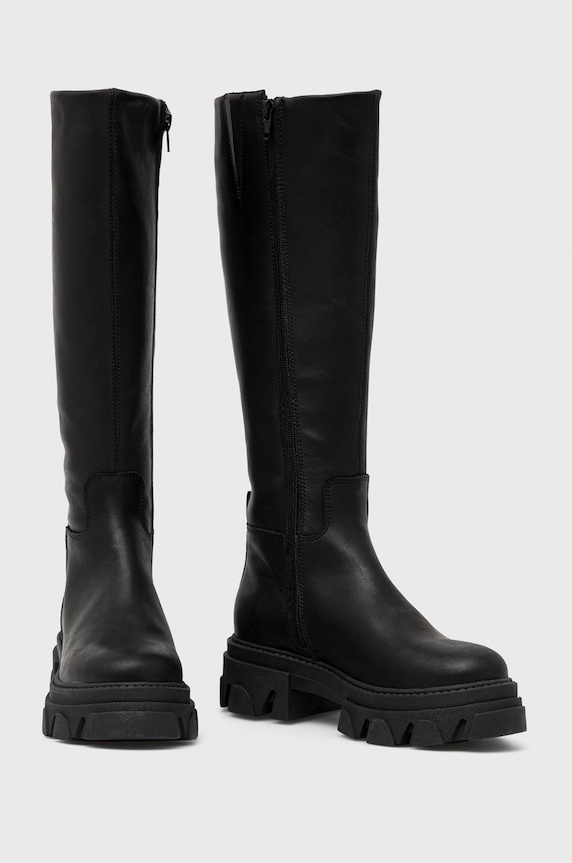 Kožené kozačky Steve Madden SM11002143.017 černá AW22