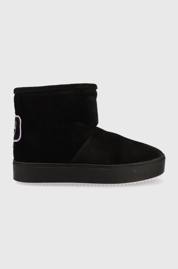 Snežke iz semiša Chiara Ferragni Eyelike Raven črna CF3059.001