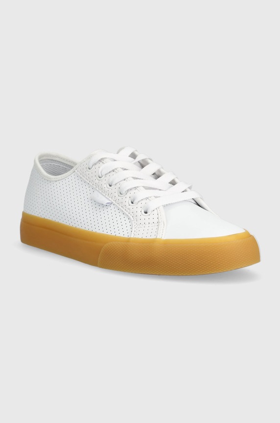 Semišové tenisky DC ADJS300289 biela AW22