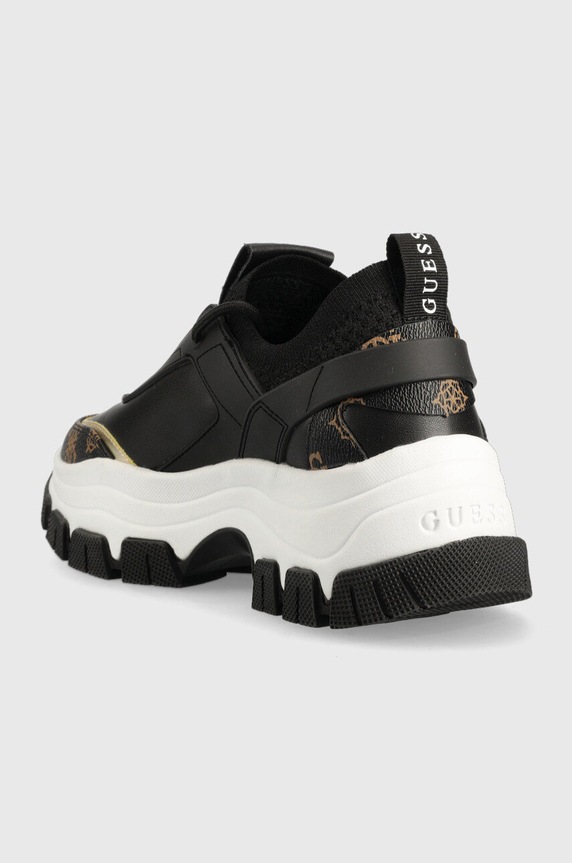 Obuwie Guess sneakersy BRAYDIN FL8BYD.SMF12.BLKBR czarny