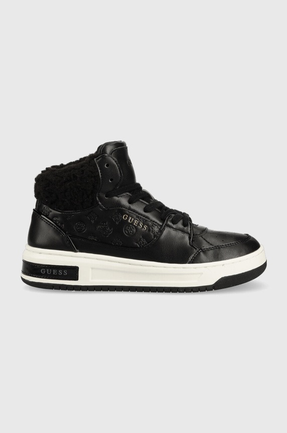 Маратонки Guess равна черен FL8TUL.SMT12.BLACK