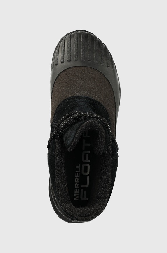 Merrell cizme de zapada din piele intoarsa negru J036750