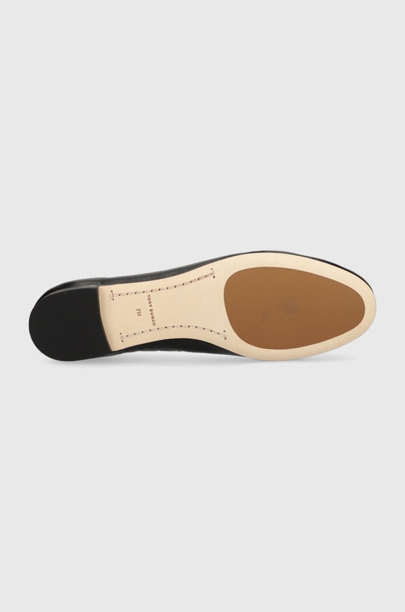 Tory Burch bőr balerina cipő 74062.006 fekete