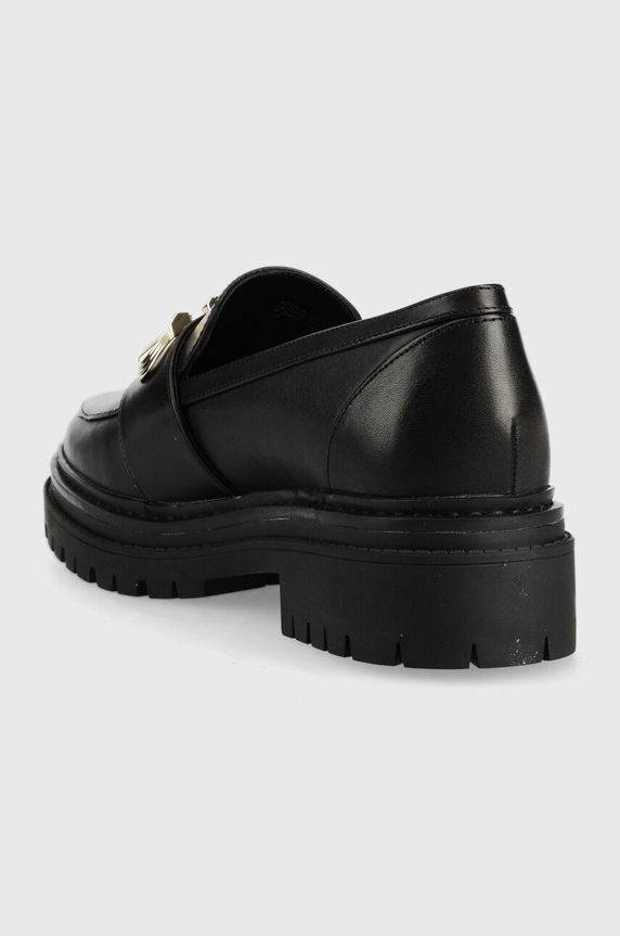 Boty Kožené mokasíny MICHAEL Kors Parker 40F2PKFP1L.001 černá
