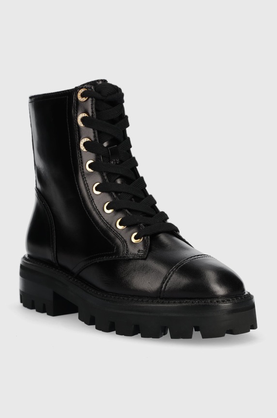 Kožené workery Kate Spade Merritt Lug K9820.BLK čierna AW22