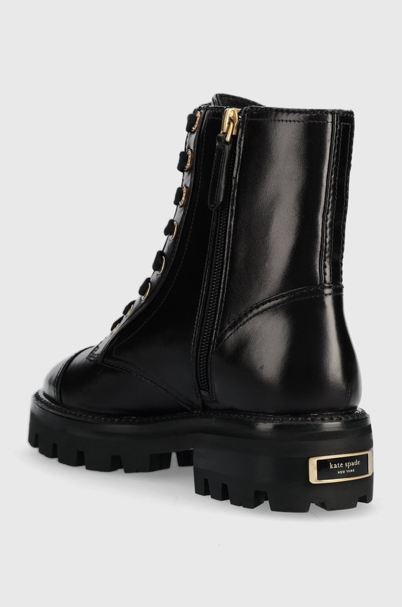 Obuv Kožené workery Kate Spade Merritt Lug K9820.BLK čierna