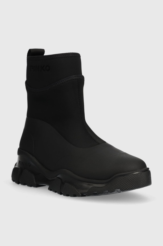 Pinko sneakersy Moss 2 1H214U.A08V.Z99 czarny AW22