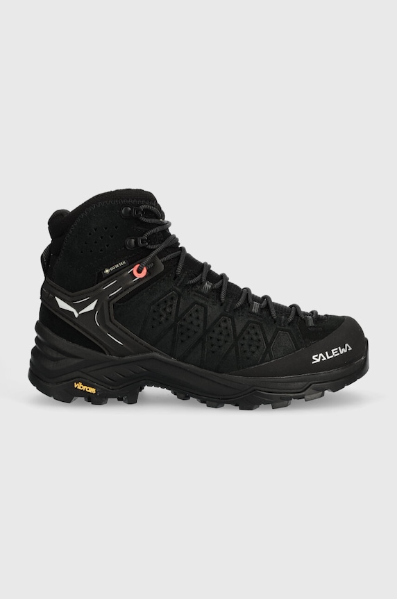 Topánky Salewa Alp Trainer 2 Mid GTX semišová koža čierna 00.0000061383