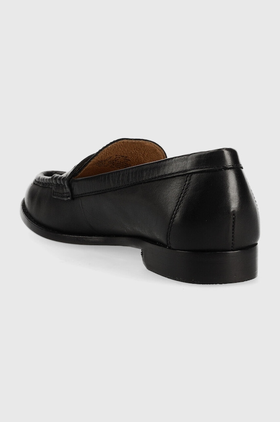 Cipők Lauren Ralph bőr mokaszin Wynnie 802875318001.001 fekete