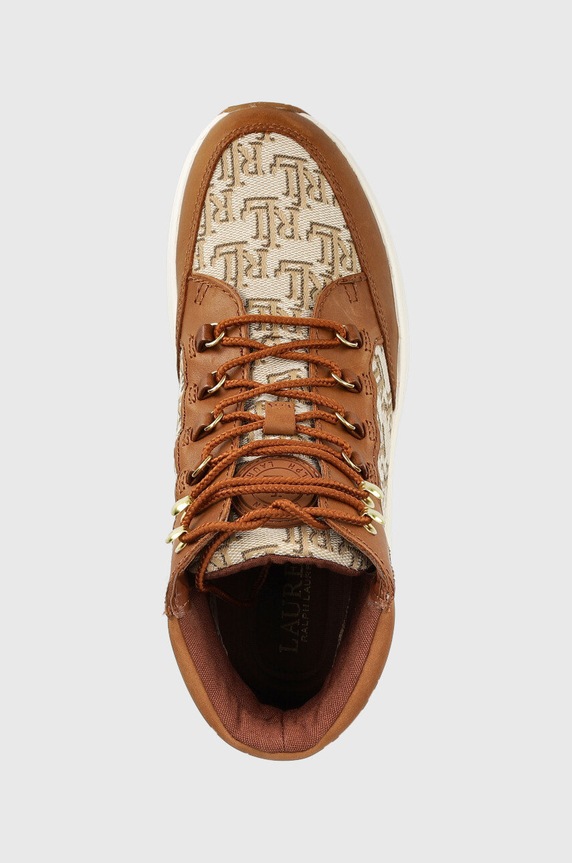 Tenisky Lauren Ralph Lauren Rylee hnedá 802882618002.250