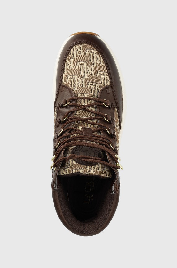 Tenisky Lauren Ralph Lauren Rylee hnedá 802882618003.200