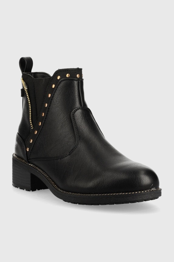 Mustang botki 1402503.9 czarny AW22