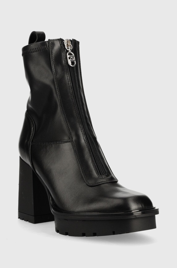 Δερμάτινες μπότες Karl Lagerfeld VoyageVOYAGE KL30159.000 μαύρο AW22