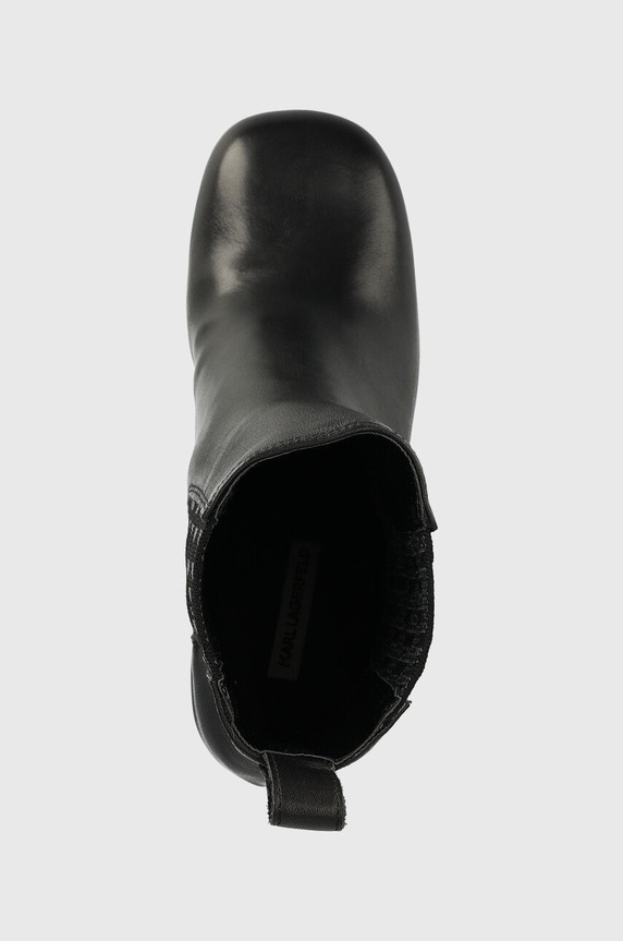 Кожени боти челси Karl Lagerfeld LAVINIA III черен KL39940.000