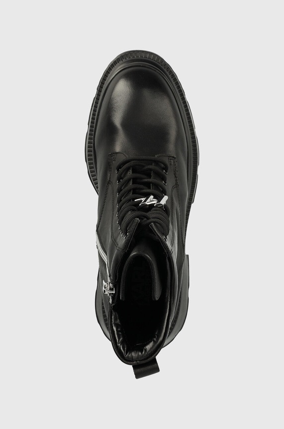 Kožené workery Karl Lagerfeld Danton černá KL45071.000