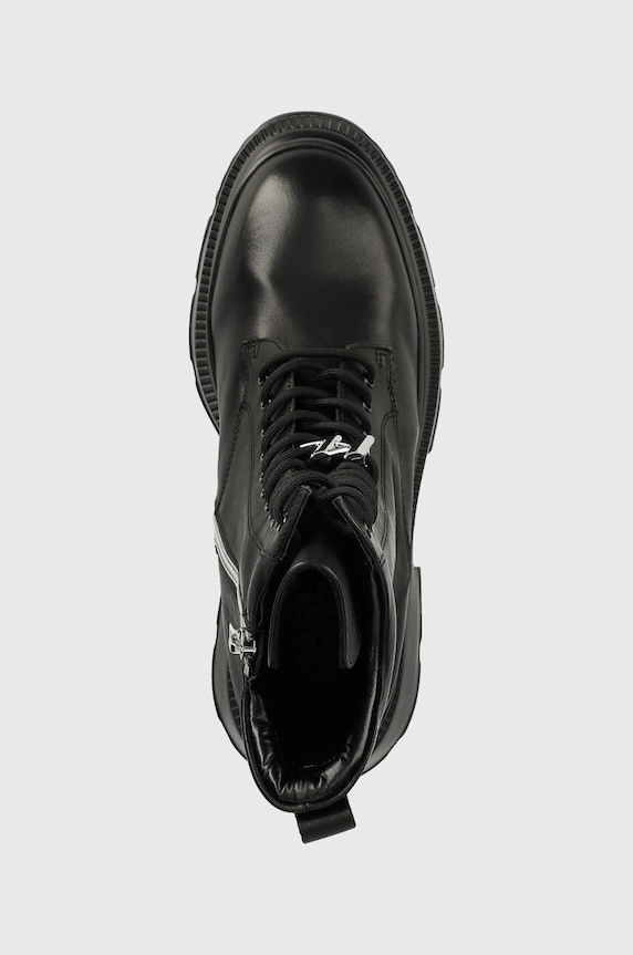 Kožené workery Karl Lagerfeld Danton černá KL45071.000