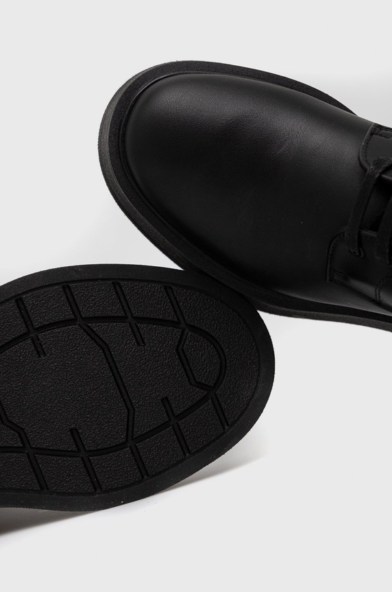 Kožené členkové topánky Karl Lagerfeld ZEPHYR KL42475.000 čierna