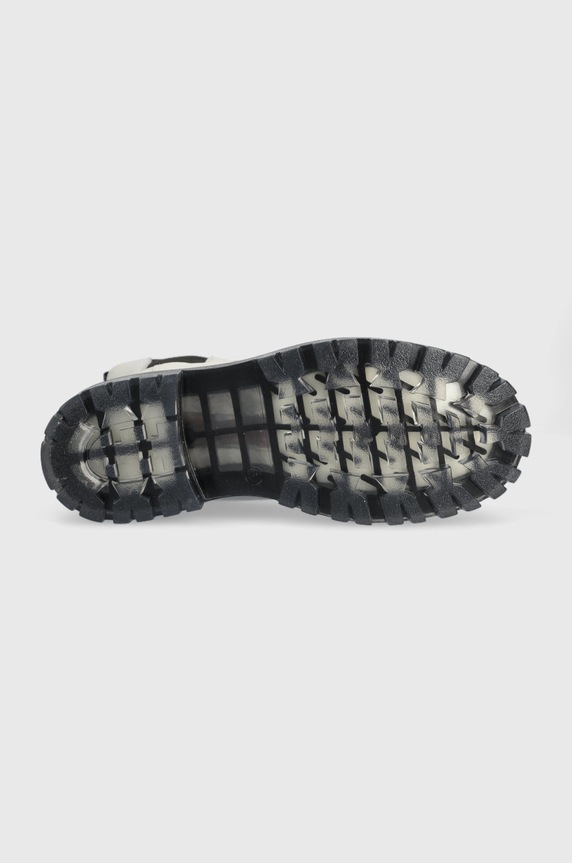 Karl Lagerfeld sztyblety skórzane BIKER II KL41680.011 biały