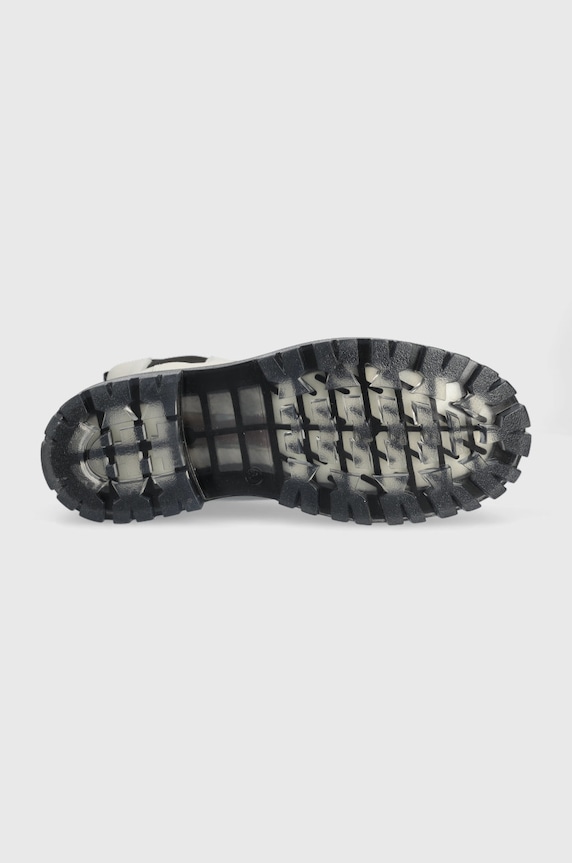 Karl Lagerfeld sztyblety skórzane BIKER II KL41680.011 biały