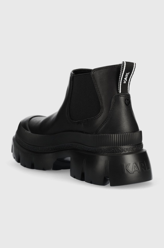 Boty Boty s gumou Karl Lagerfeld Trekka Max KL43530.000 černá