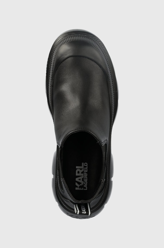 Boty s gumou Karl Lagerfeld Trekka Max černá KL43530.000