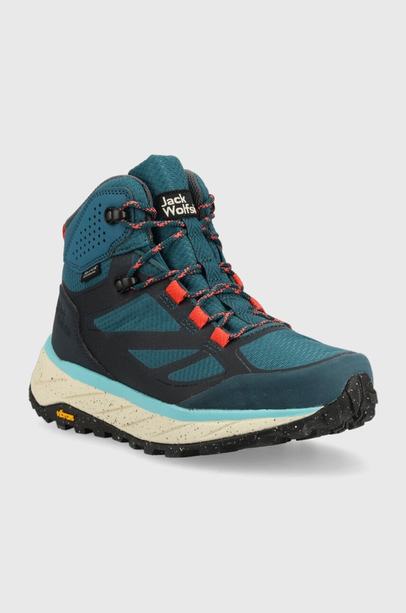 Jack Wolfskin buty Terraventure Texapore Mid 4049991 turkusowy AW23