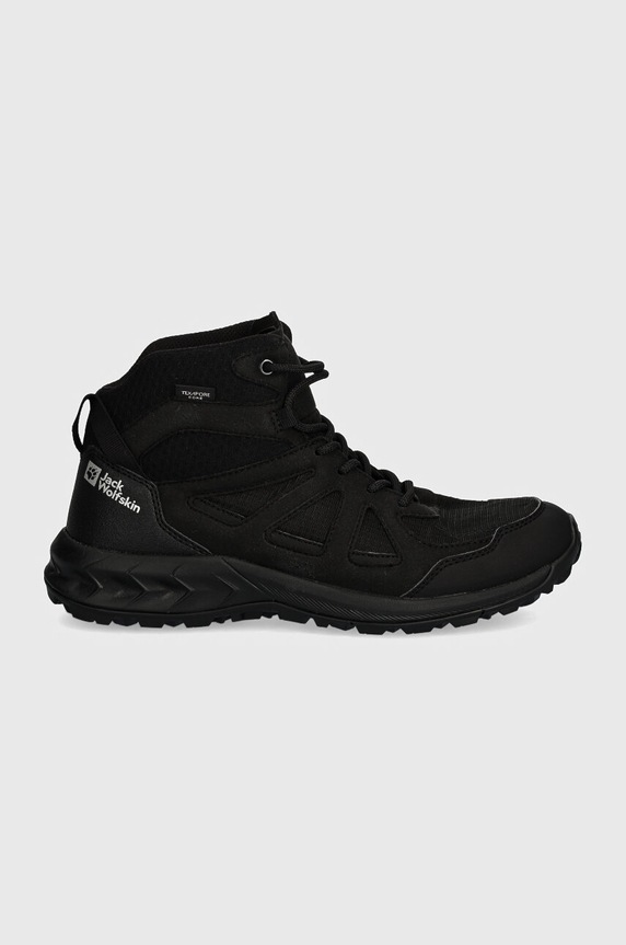 Boty Jack Wolfskin Woodland 2 Texapore Mid 4051331 černá AW25