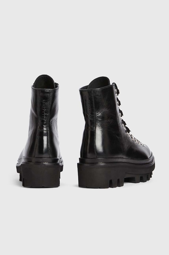 AllSaints stivali da motociclista in pelle Wanda WF017T nero