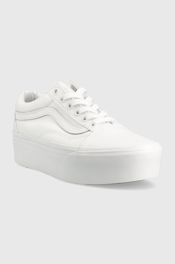 Vans tenisówki Old Skool Stackform VN0A7Q5MW001 biały SS23