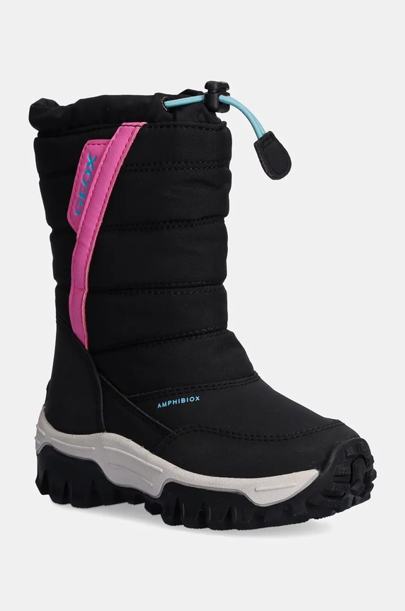 Geox cizme de iarna copii izolat negru J26FTA.0FU54.24.27