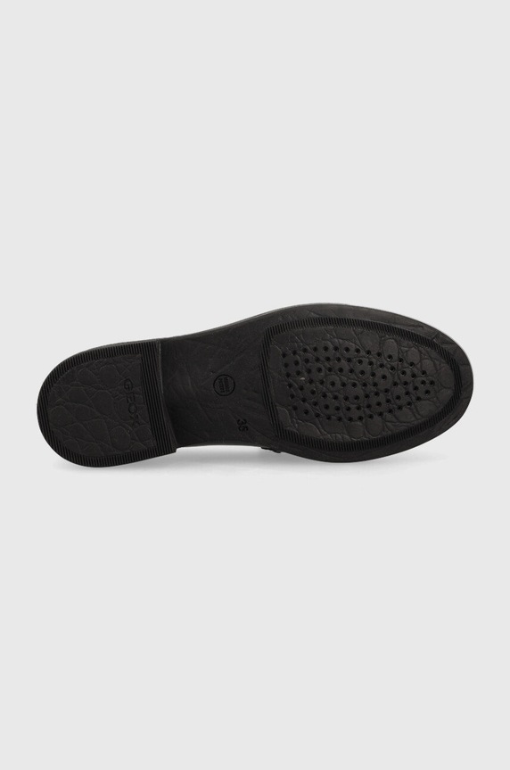 Geox mokasyny skórzane dziecięce J4449A.00043.35.41 czarny