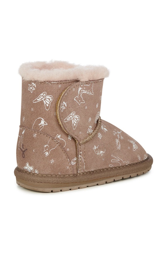 Dziewczynka Emu Australia śniegowce zamszowe dziecięce Woodland Toddle B12765.Woodland.Toddle brązowy