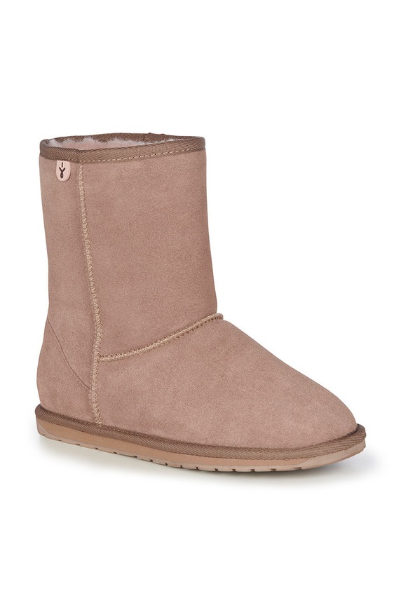 Dětské semišové sněhule Emu Australia Wallaby Lo Teens T10102.Wallaby.Lo.Teens hnědá AW22