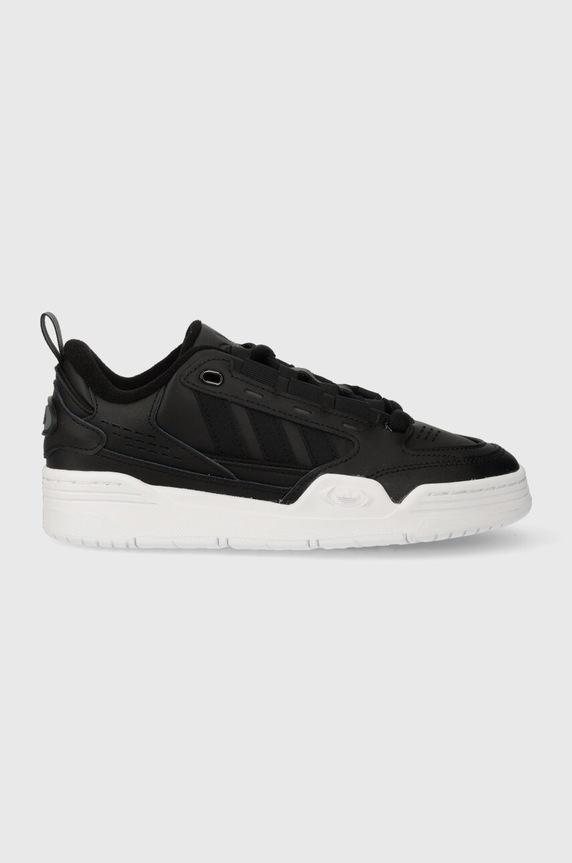 Detské tenisky adidas Originals usňová koža čierna GY6584
