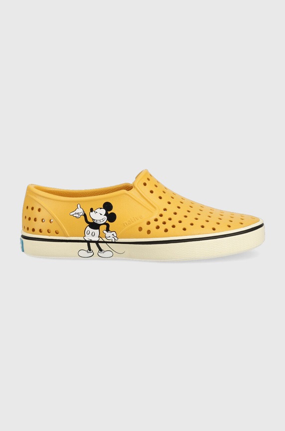 Native tenisówki dziecięce slip on żółty 12112101.7413.K