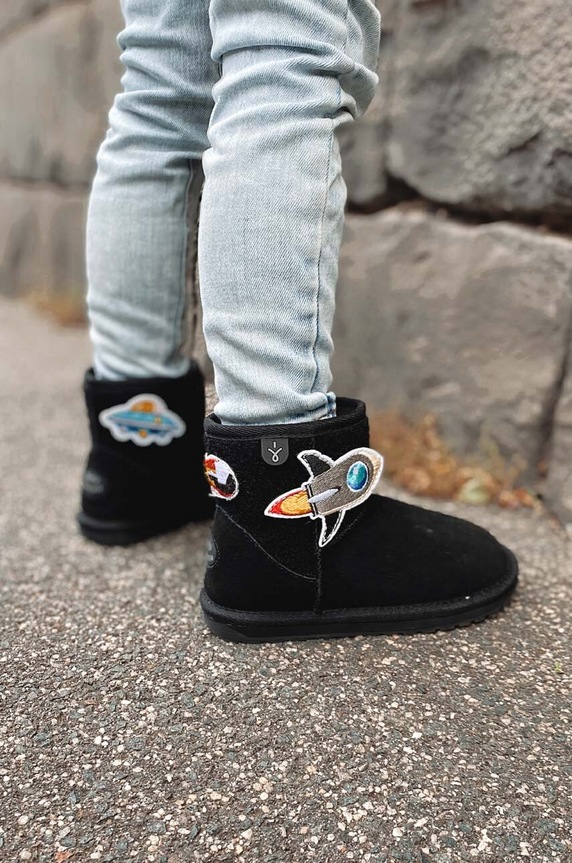 Dječje cipele za snijeg od brušene kože Emu Australia Wallaby Mini Play K12748.Wallaby.Mini.Pla