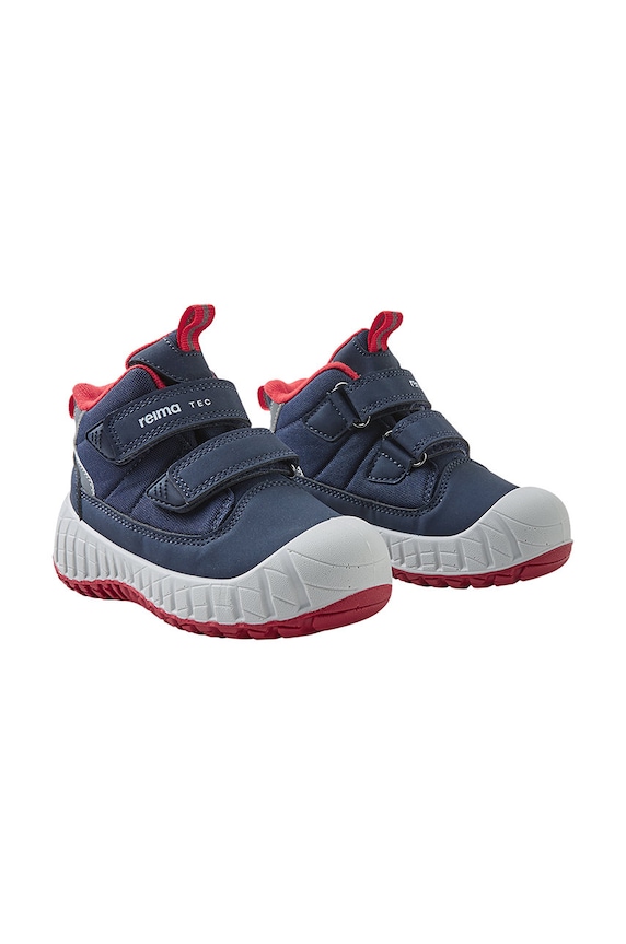 Reima scarpe basse bambini finta pelle fiore blu navy 5400010A