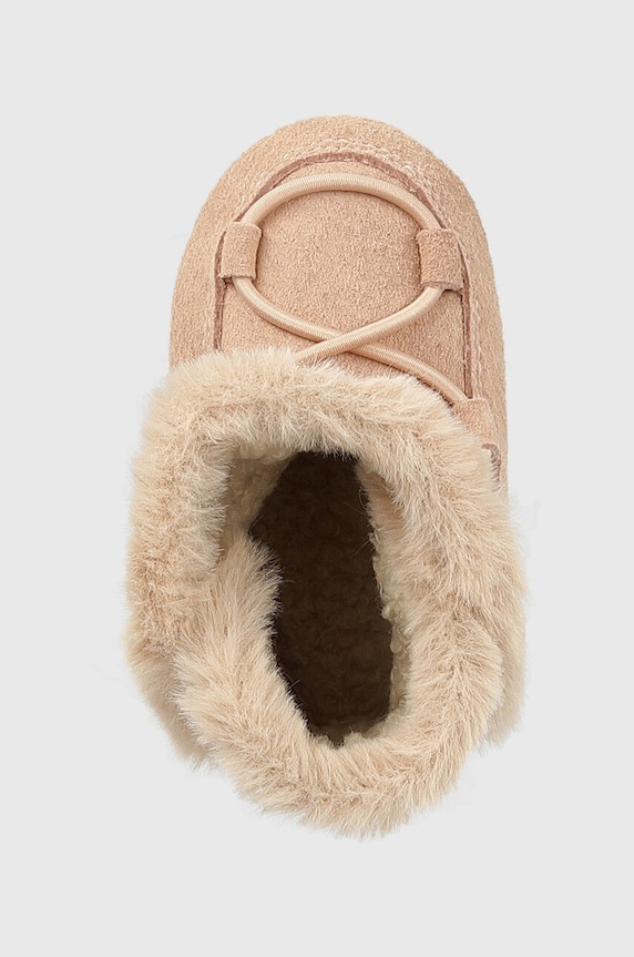 Moon Boot śniegowce zamszowe dziecięce Crib różowy 34010300