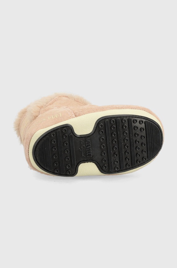 Moon Boot śniegowce zamszowe dziecięce Crib 34010300 różowy