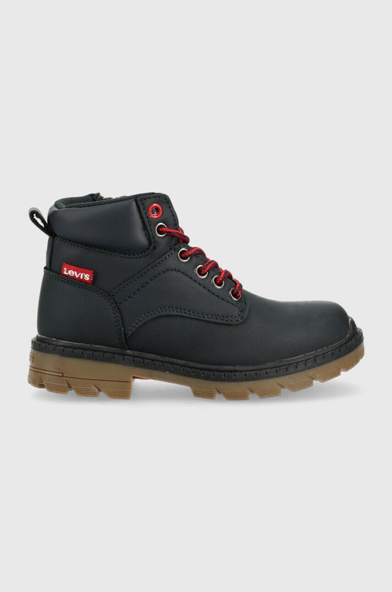 Levi's gyerek téli csizma szintetikus bőr sötétkék VFOR0070S.9BYY