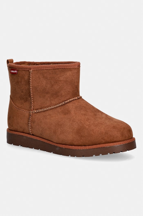 Dječje cipele za snijeg Levi's tekstil smeđa VWAV0011S.9BYY