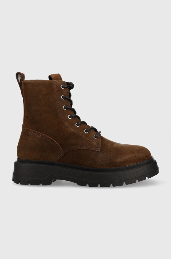 Semišové topánky Vagabond Shoemakers Jeff jemné zateplenie hnedá 5274.140.35
