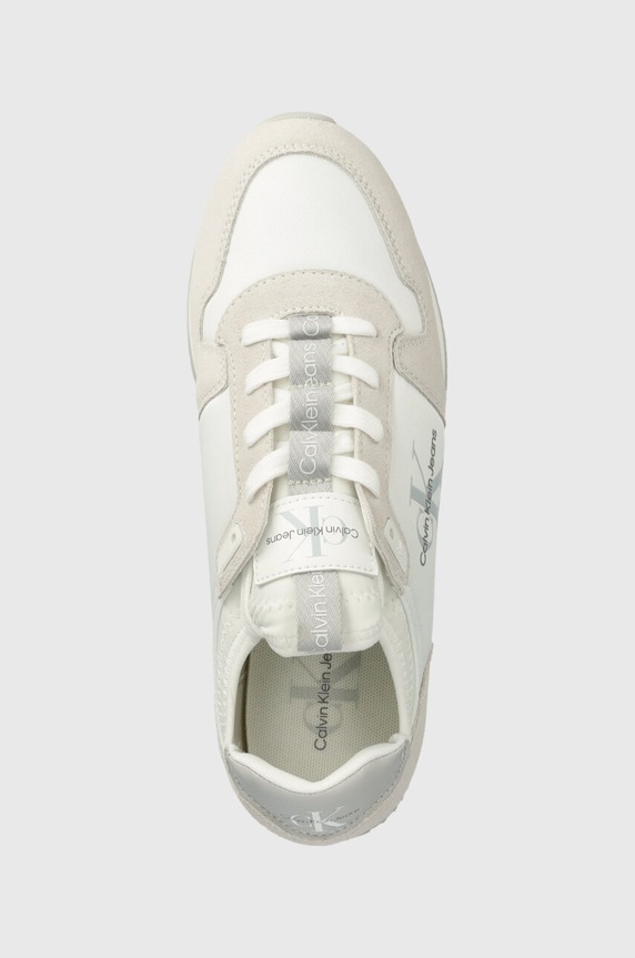 Calvin Klein Jeans sportcipő RUNNER SOCK LACE UP fehér YM0YM00553.0GL