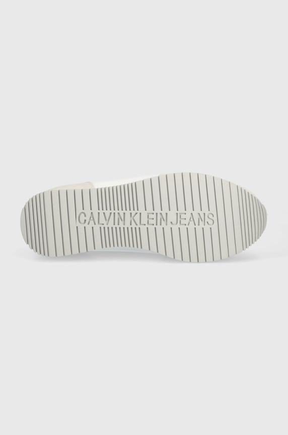 Calvin Klein Jeans sportcipő RUNNER SOCK LACE UP YM0YM00553.0GL fehér