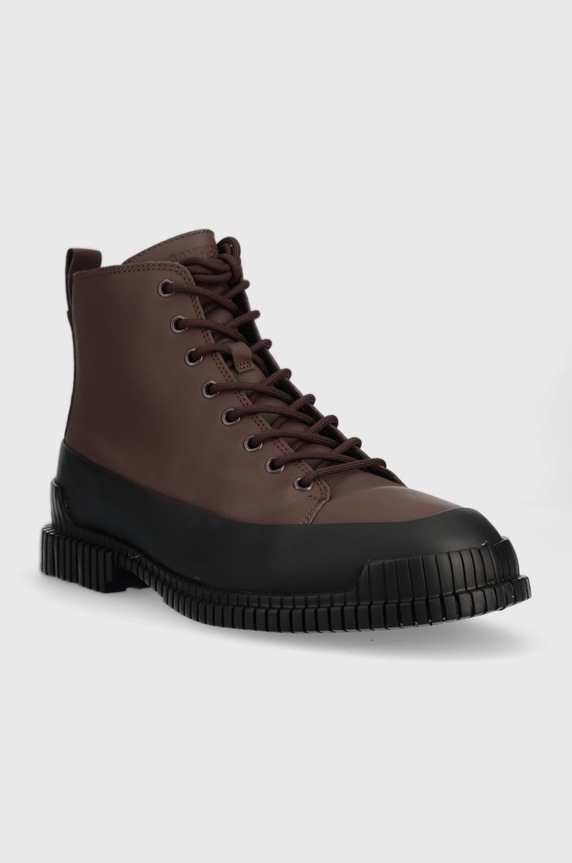 Δερμάτινα μποτάκια Camper Pix K300277.011 καφέ AW22