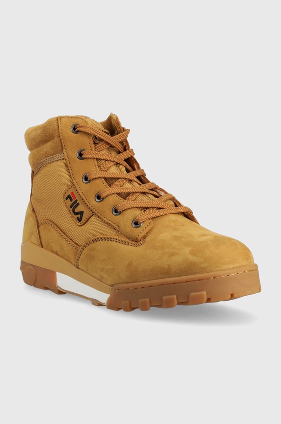 Fila trapery Grunge II FFM0165 brązowy AW22