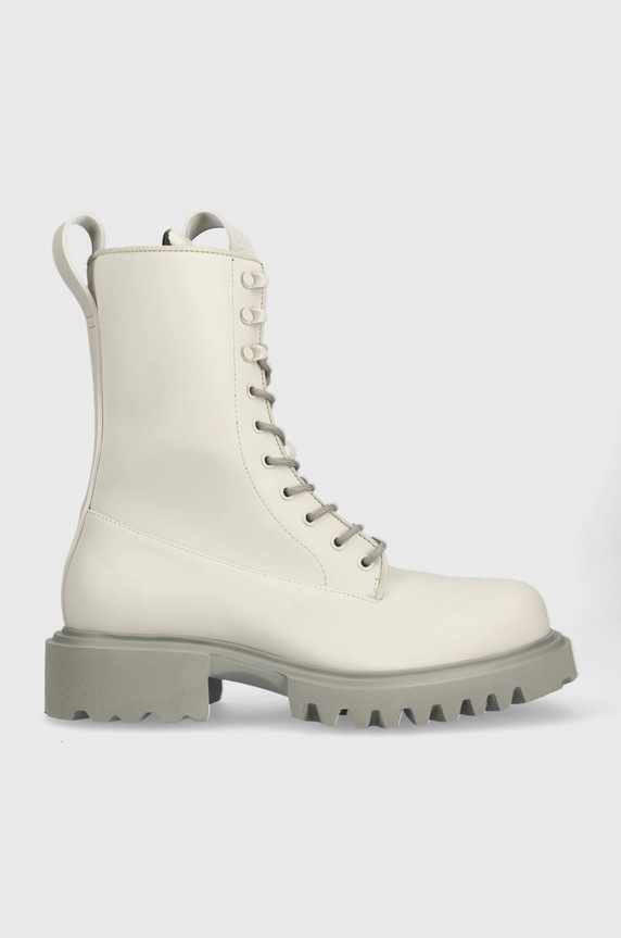 Туристически обувки Palladium x Rains 22600 Show Combat Boot без изолация сив 22600.80