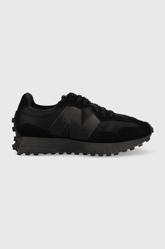 Sneakers New Balance Ms327ctb δέρμα σαμουά μαύρο MS327CTB