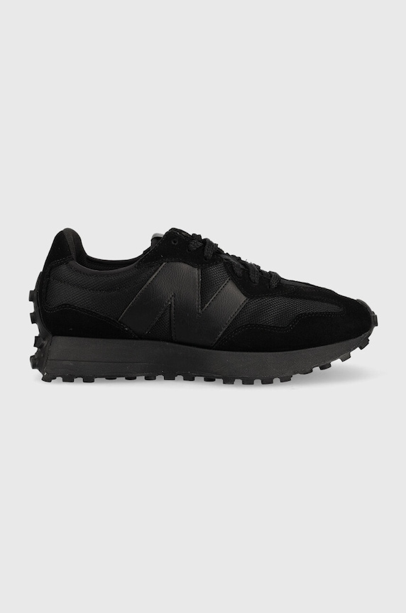 Sneakers New Balance Ms327ctb δέρμα σαμουά μαύρο MS327CTB