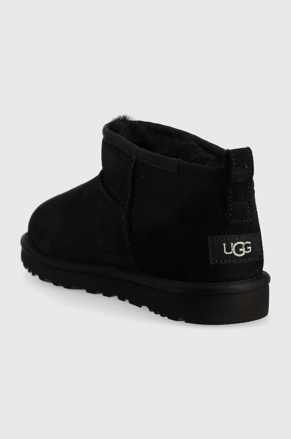 Obuća UGG Cipele za snijeg od brušene kože Classic Ultra Mini M 1137391.BLK crna